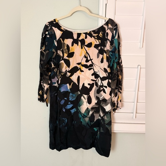 Maeve Dresses & Skirts - Maeve Anthropologie Floral Dress Medium Black Botanical Print